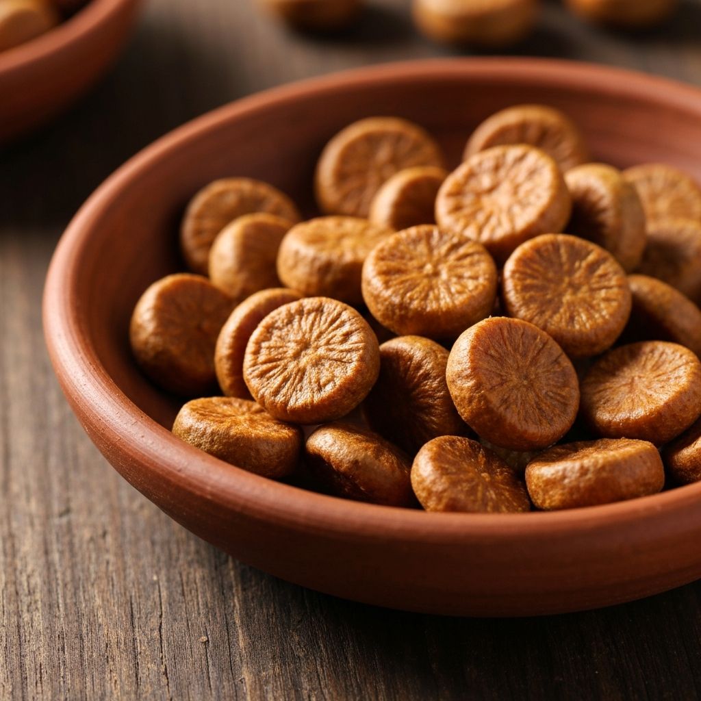 Roasted Tribulus fruit pieces